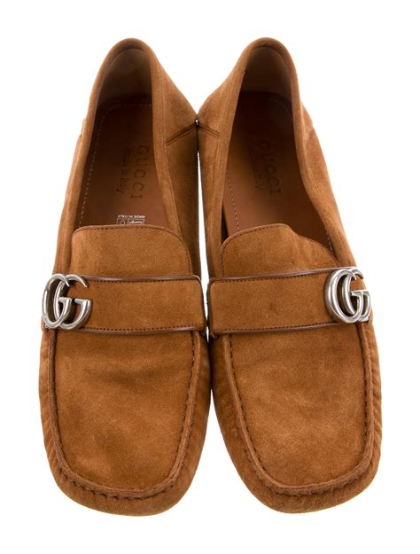 gucci gg marmont loafers|gucci suede loafers.